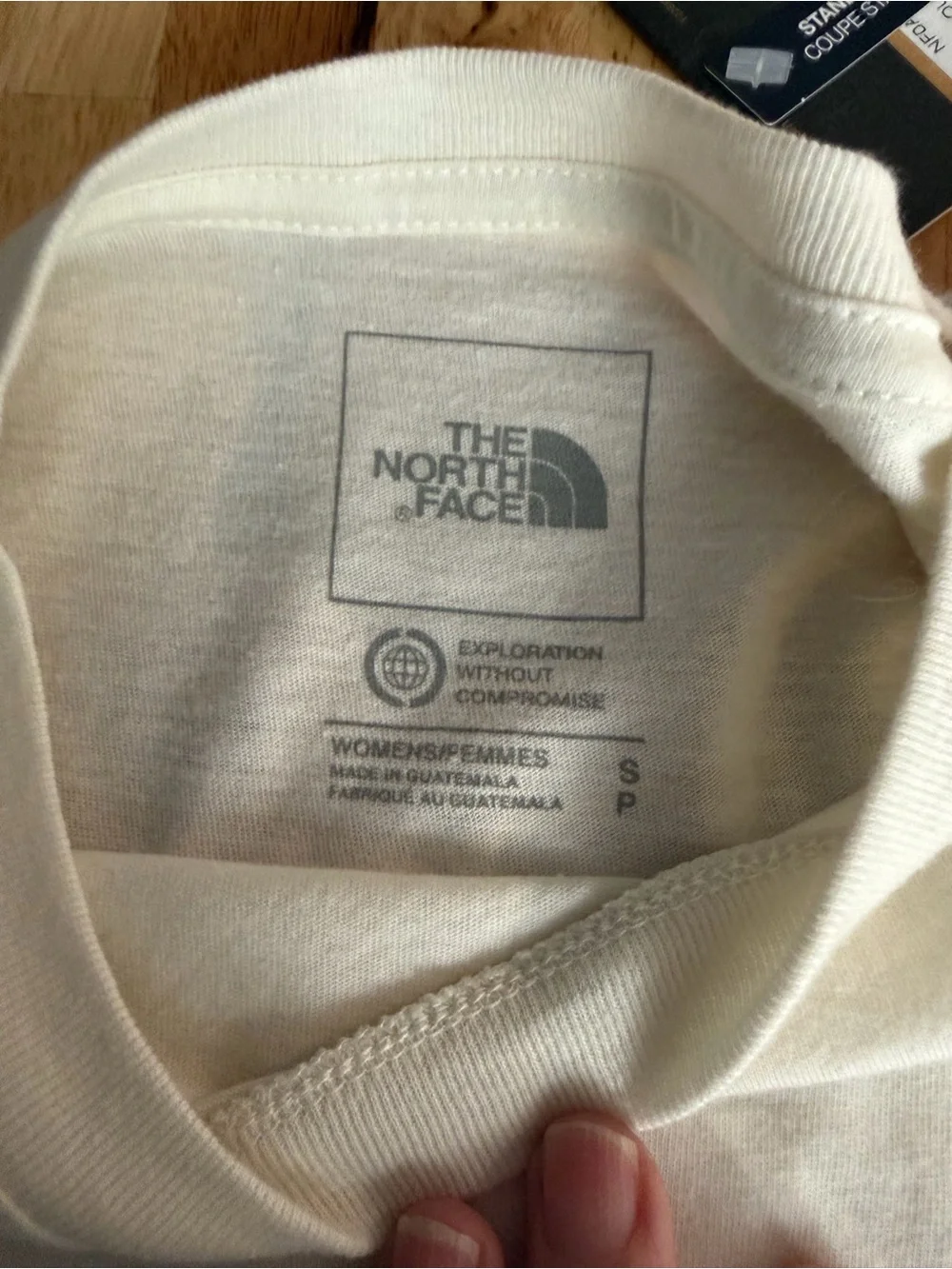 The North Face Cream Short Sleeve Logo Tee
